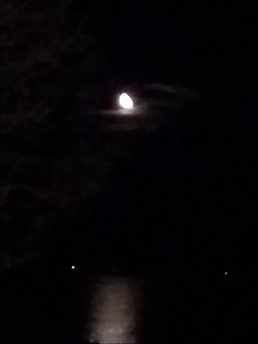 Lever de lune a Carleton sur mer