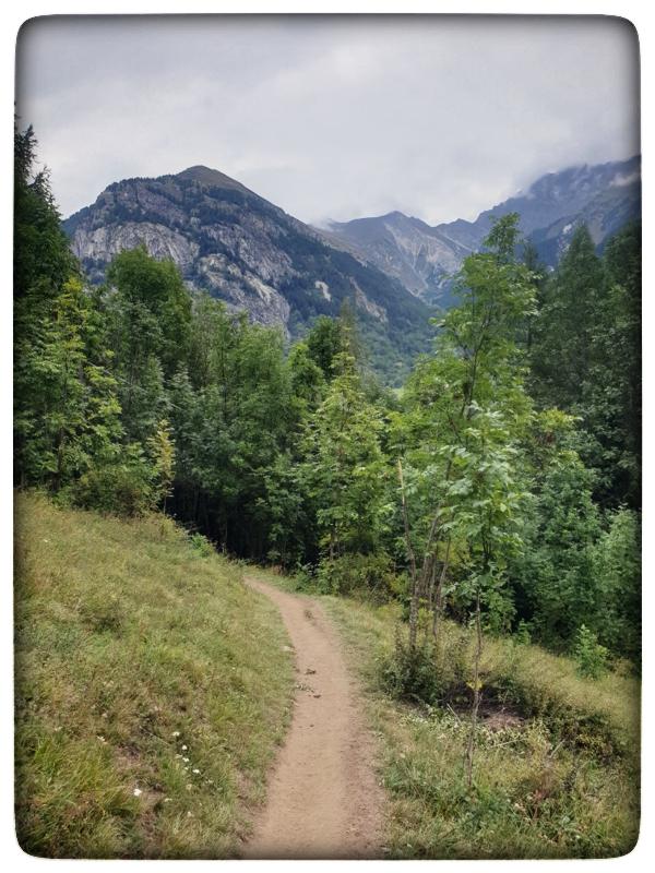 Descente vers Courmayeur
