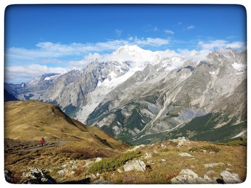 Mont-Blanc et Glacier de la Brenva