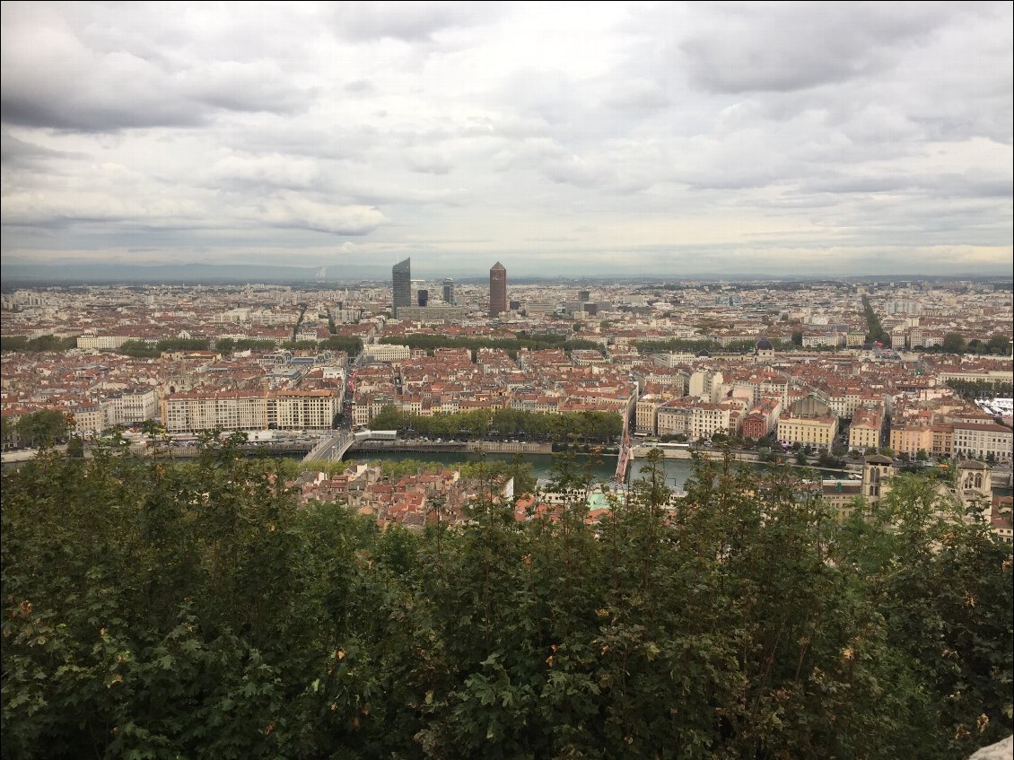 Lyon depuis Fourviere