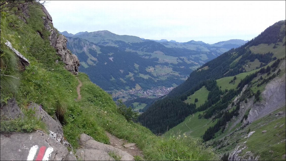 Vue arriere après le Pas d'Encel