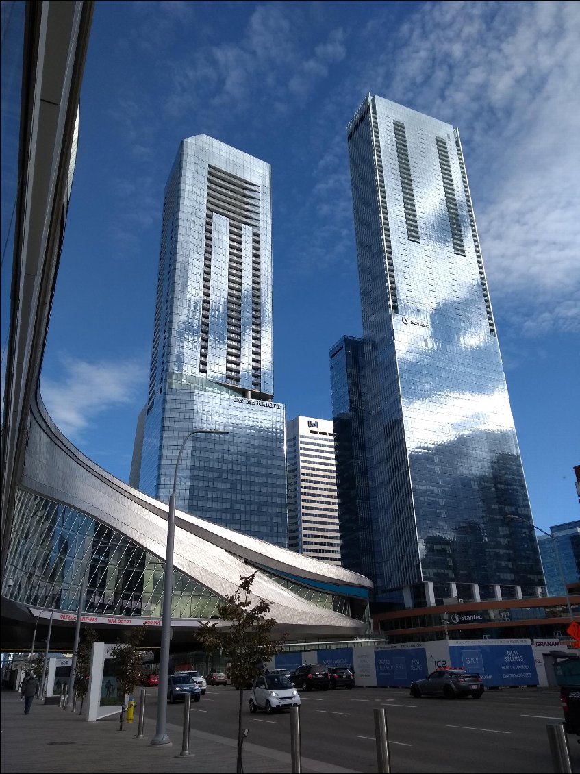 Le centre Rogers pour l'équipe de hockey the OILER.