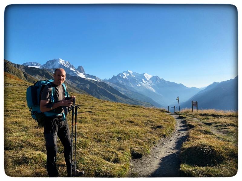 Massif du Mont-Blanc depuis le Col de Balme