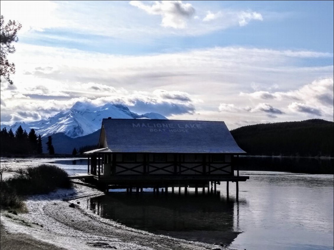 Le lac Maligne dans le parc de Jasper