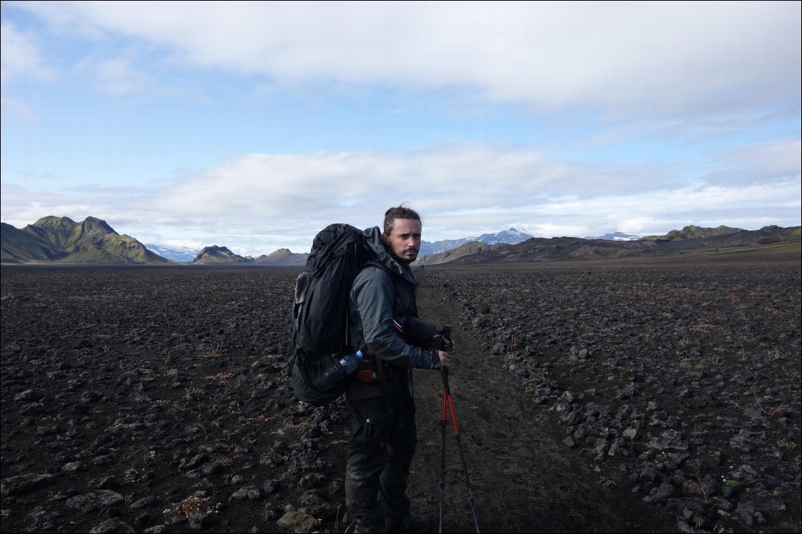 La veste sur le Landmannalaugar