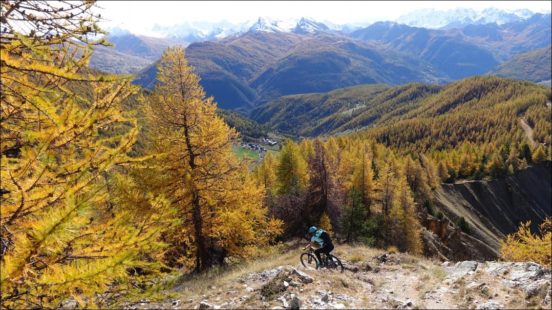 Crête de Glaisette, sous le col Tronchet.
Queyras