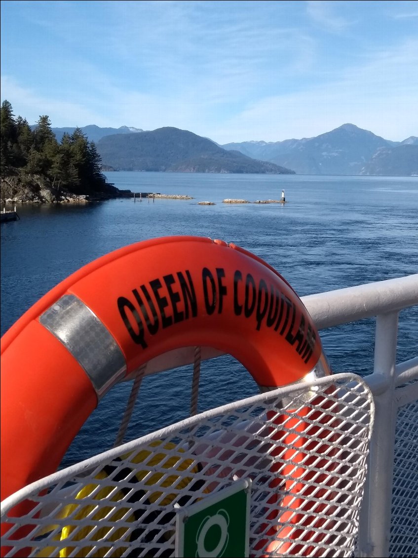 Ferry depuis horseshoe bay jusqu'à Nanaimo