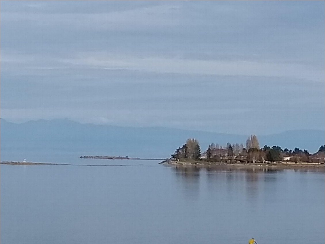 Noosebay au petit matin sur la côte est de l'île de Vancouver