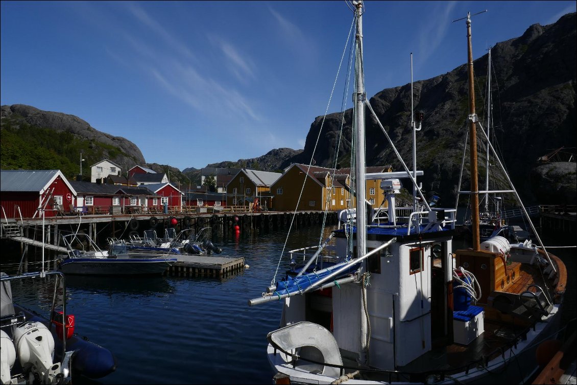 Petit port de Nusfjord.