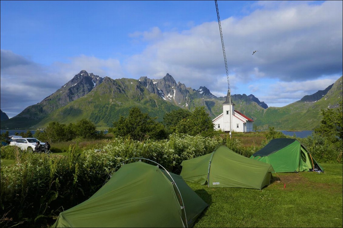 Notre dernier camping avant Svolvær.
