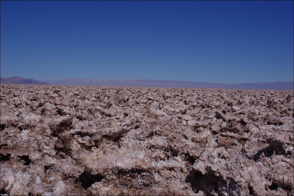 Une immensité de rochers à 360°.