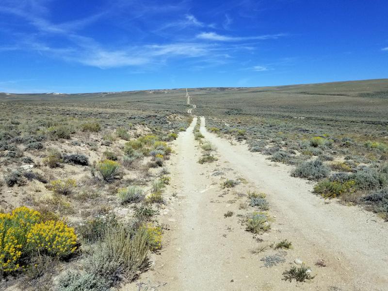 Le désert du Grand Bassin: 180 km.