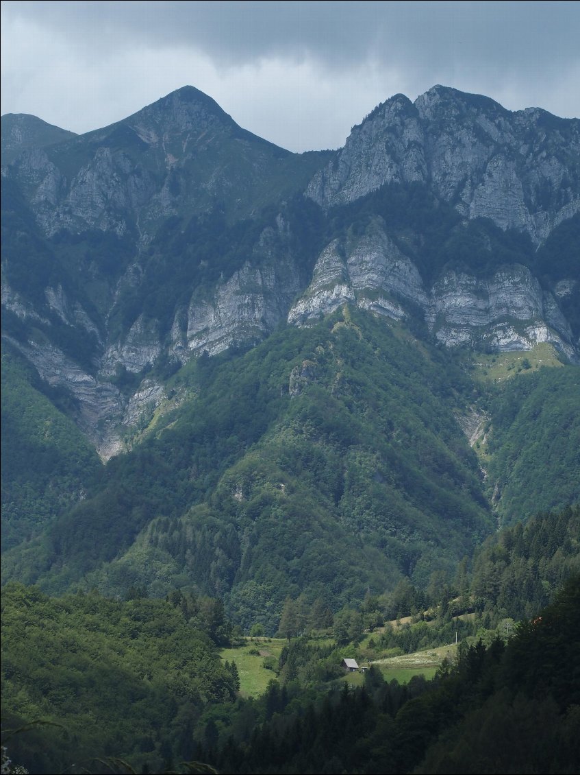 Vers les contreforts du parc du Triglav
