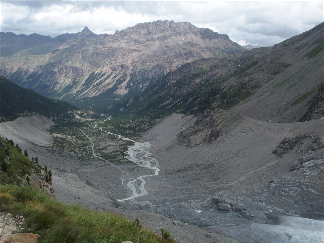 L'ancien bassin glaciaire...