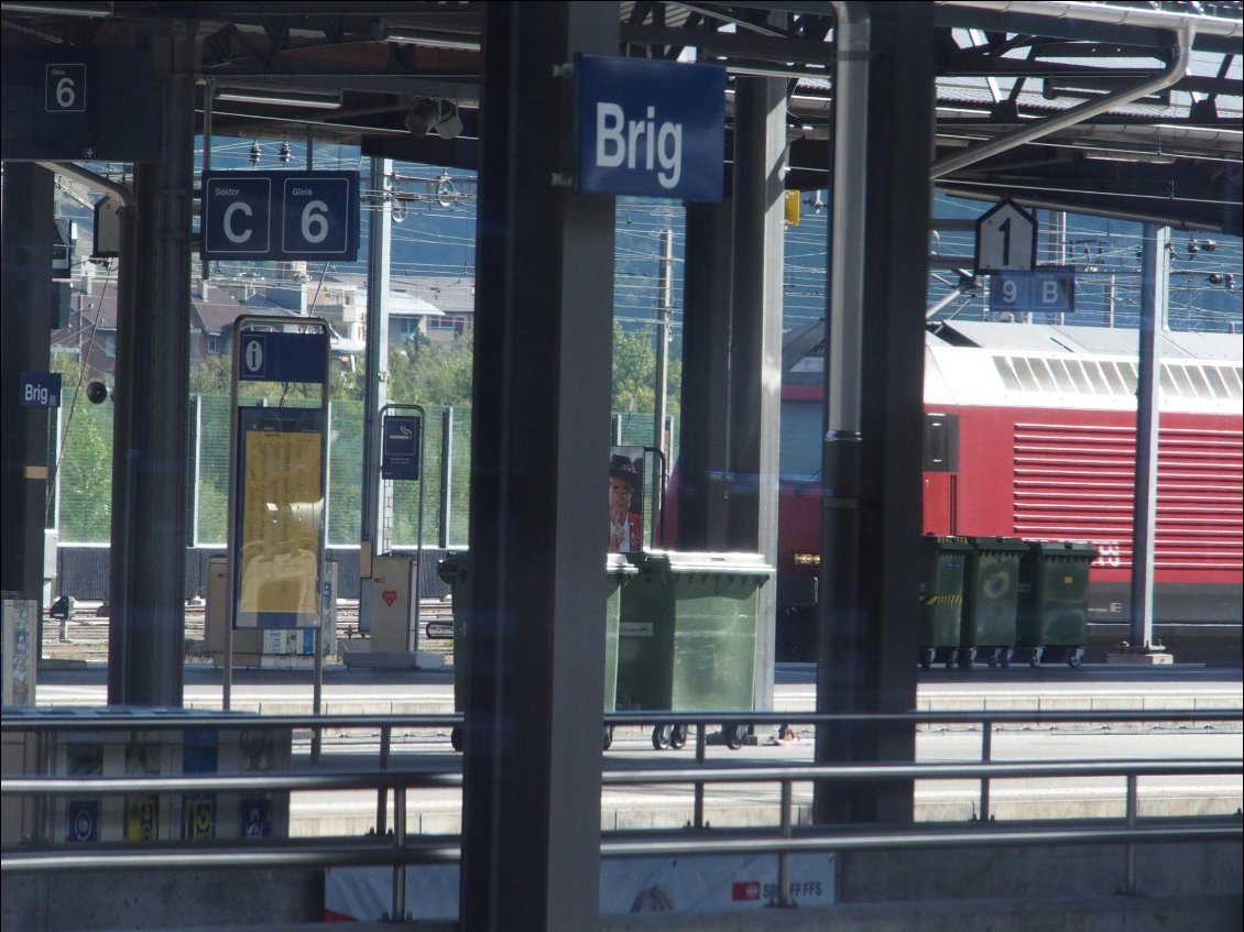 Départ de Brig !