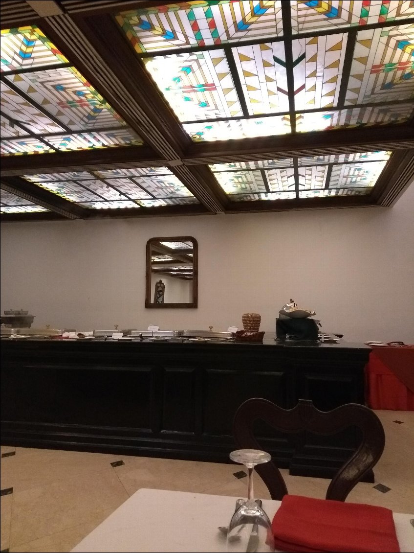 Premier repas à l'hôtel...j'ai choisi les plats les moins épicés....il va falloir que je m'habitue!