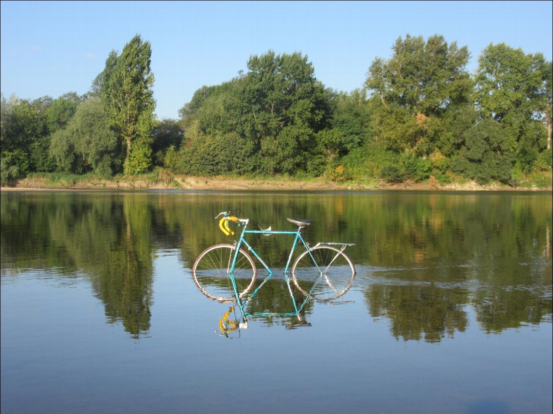 La Loire à contre courant.