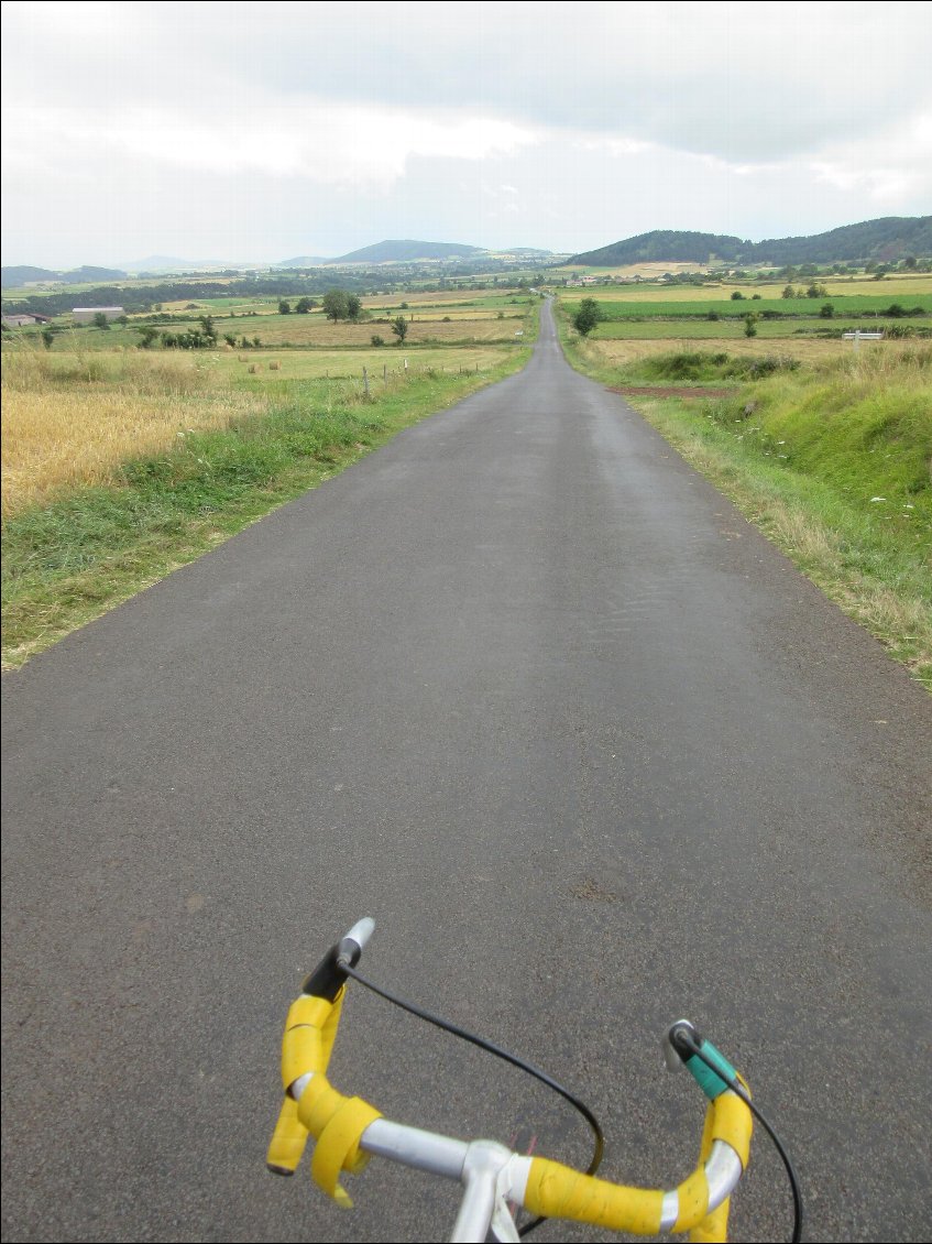 Sur la route du mont.