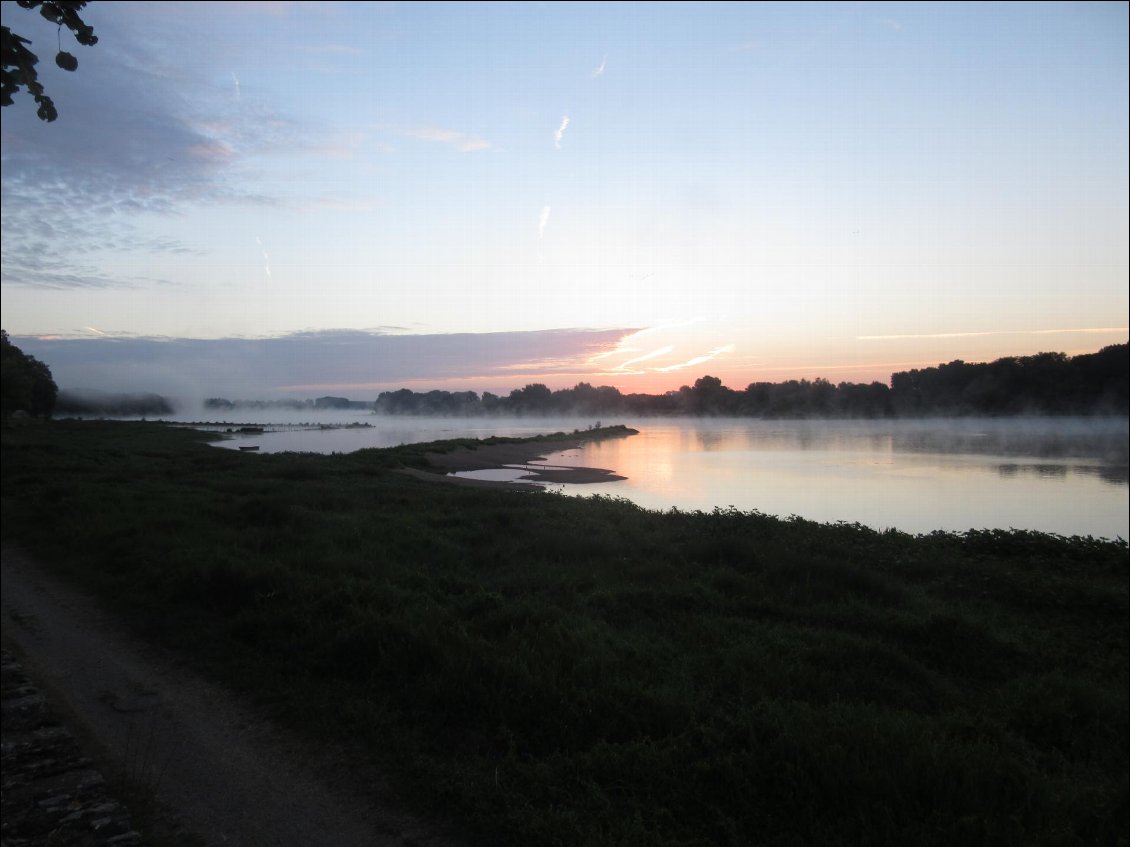 La Loire le matin du départ