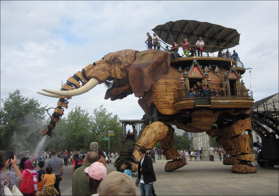 L'éléphant de Nantes.