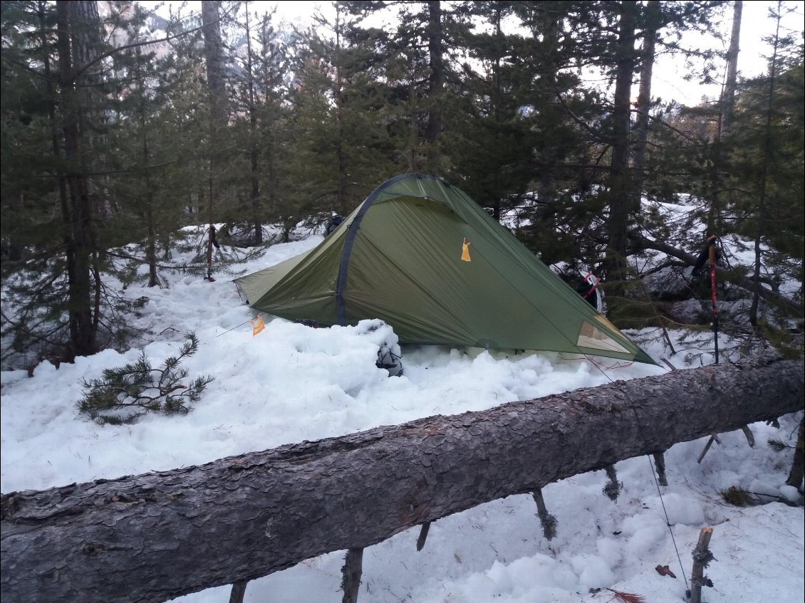 Dernier Bivouac avant de descendre le lendemain dans la vallée de la Clarée.