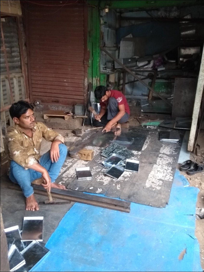 Un des nombreux artisans de Bangalore.