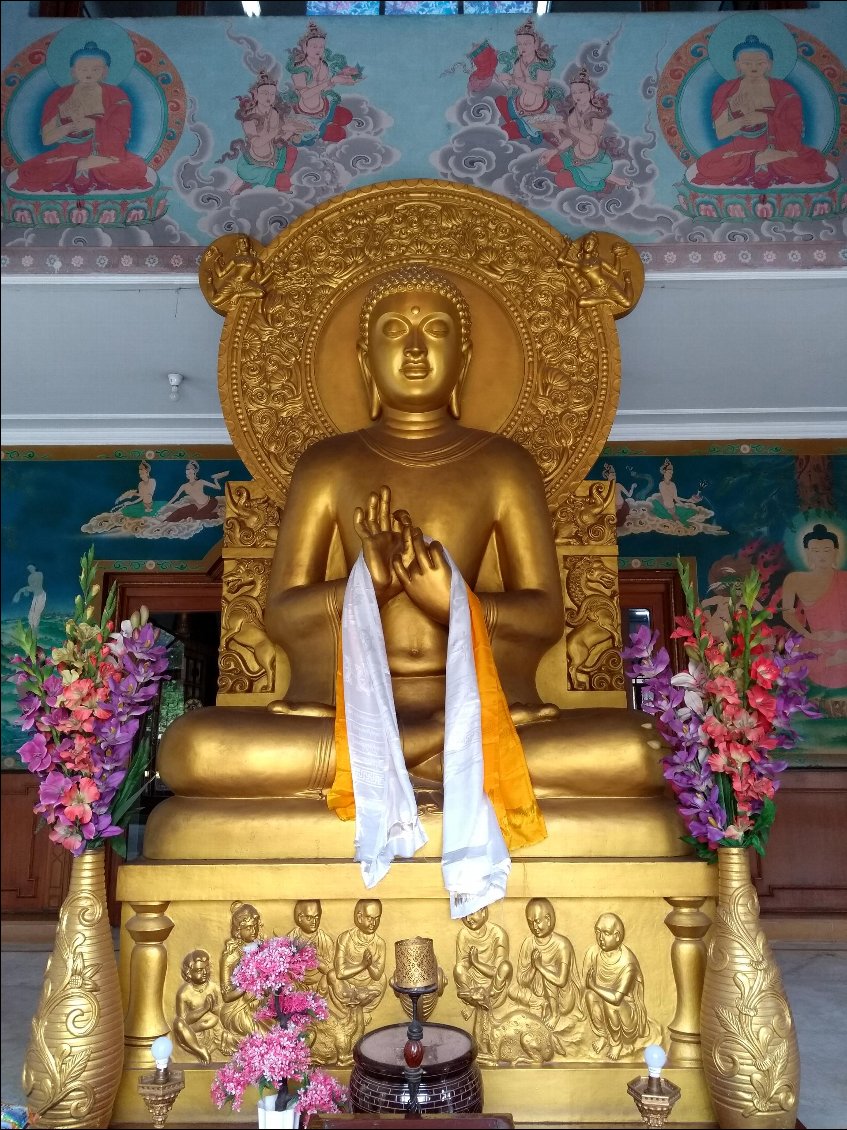 Le temple Bouddhiste installé au rdc