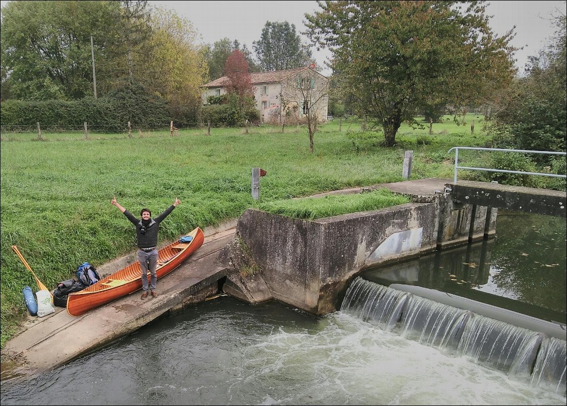 Et oui, parfois on trouve des passes à canoë...