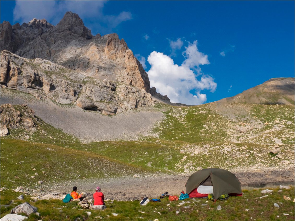 Bivouac sous les tours de calcaire !