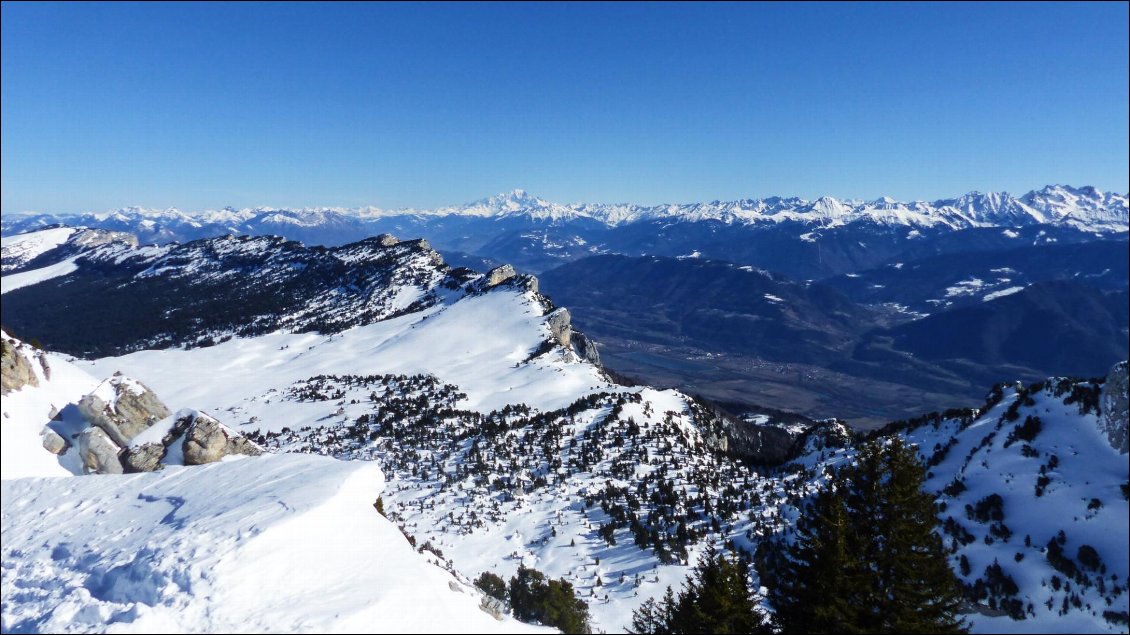 Belle vue depuis les Lances de Malissard