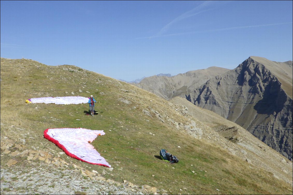 Notre joli déco vers le sommet du Piarra