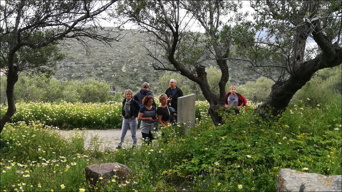 Passage au théâtre romain et sur les lieux où à été découverte la fameuse Vénus…