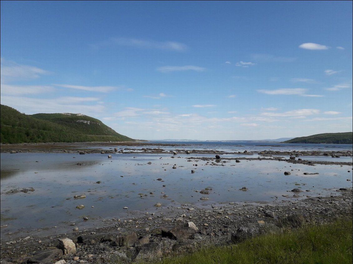 Olderfjord a marée basse