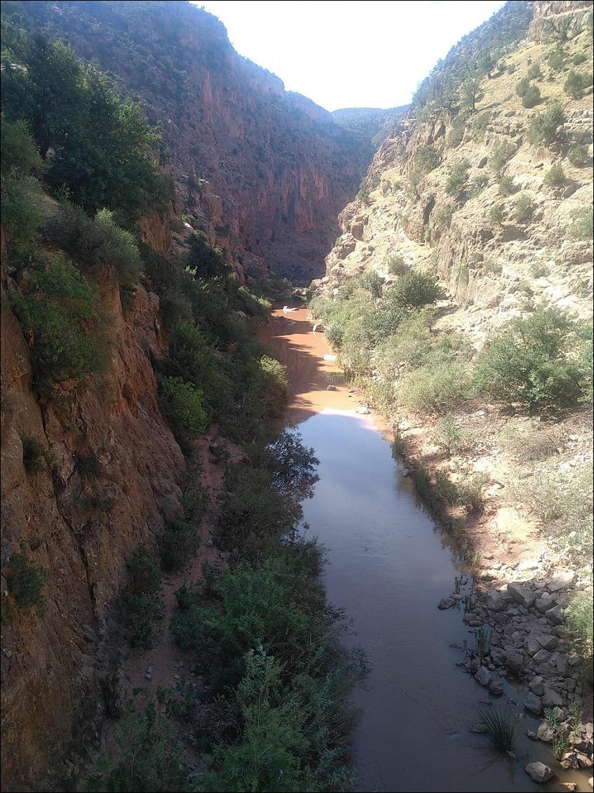 les gorges après Ouzoud