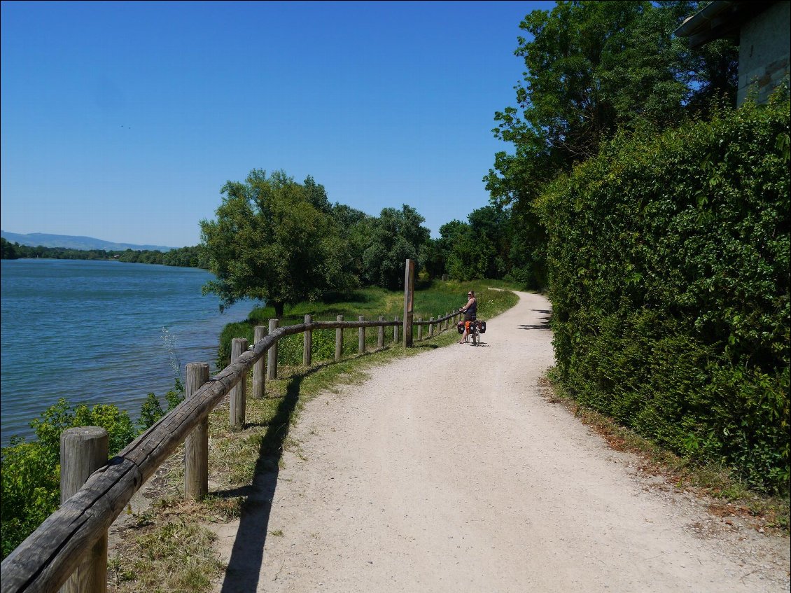 Des rives de Saône qu'on a la chance de pouvoir parcourir souvent