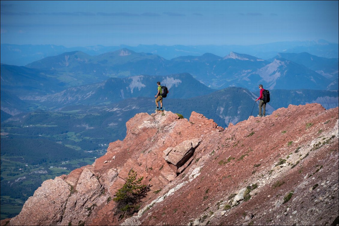 Sur les crêtes du Morgon, Hautes-Alpes
Photo Carnets d'Aventures