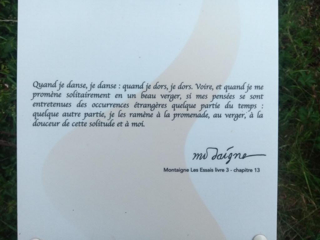 Encore un peu de Montaigne