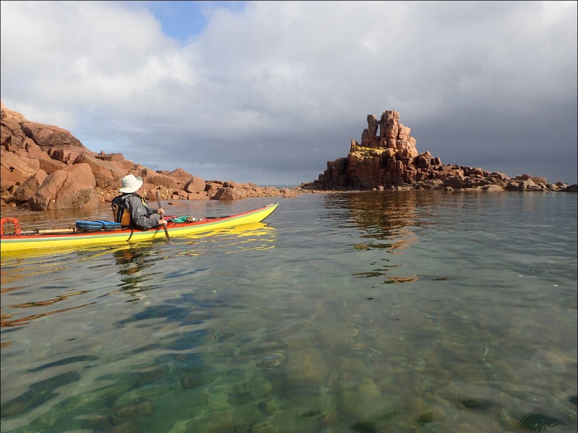 Bréhat et son granit rose. Bretagne.
Photo Guy Lecointre.