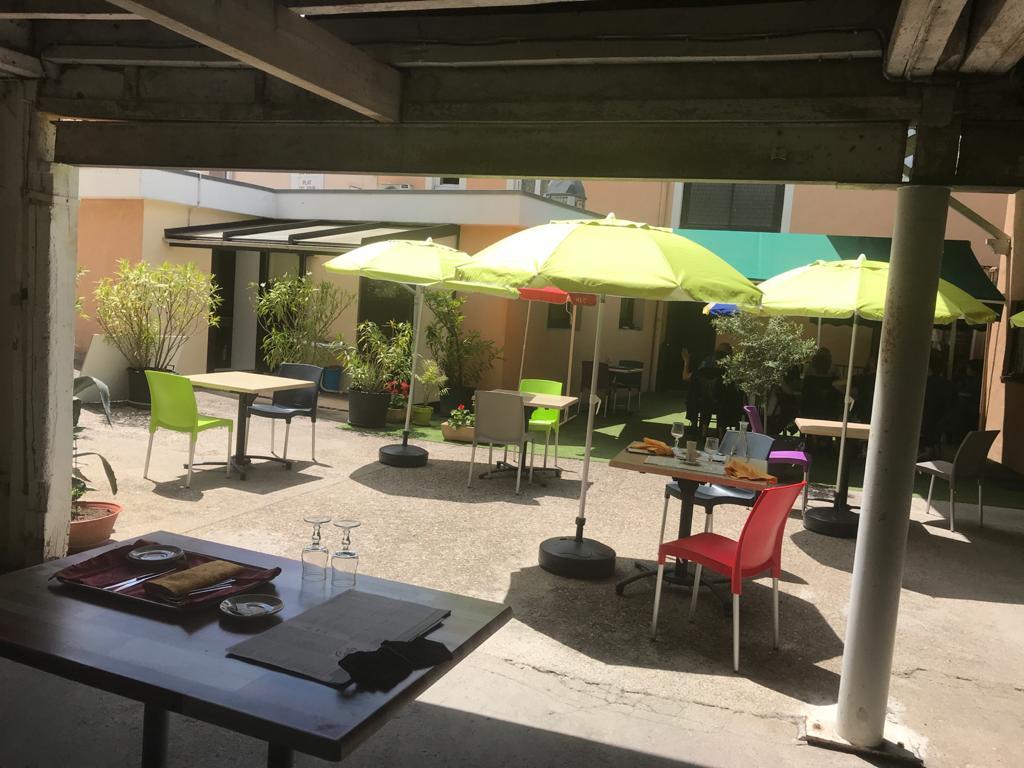 Notre petite terrasse restau de ce midi