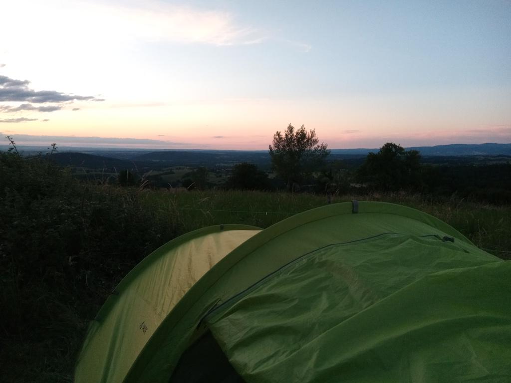 Fin de soirée sur l'horizon