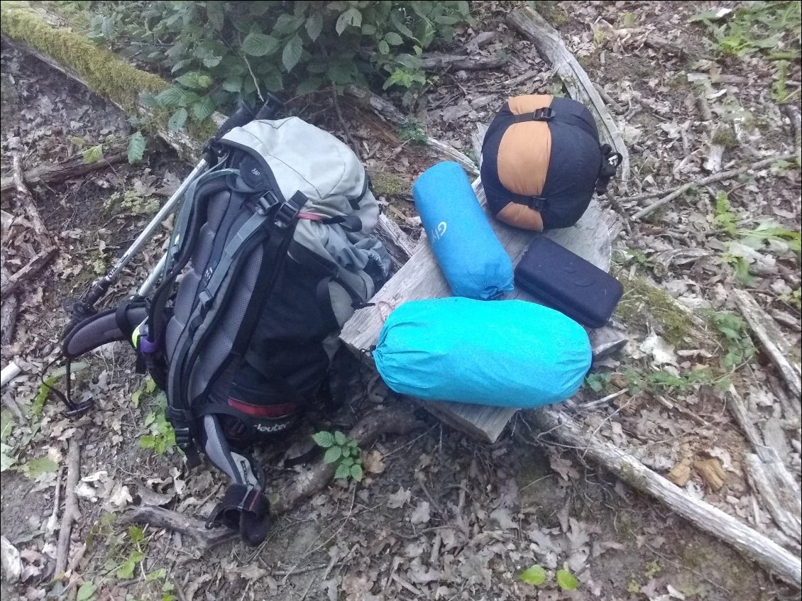 Tout est plié, il n'y a plus qu'à mettre dans le sac.