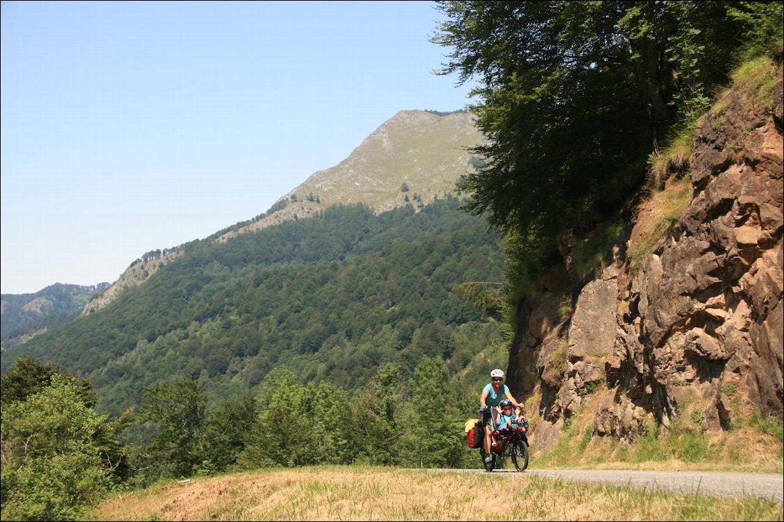 Jour 10 : on attaque sous la chaleur le col d'Agnes