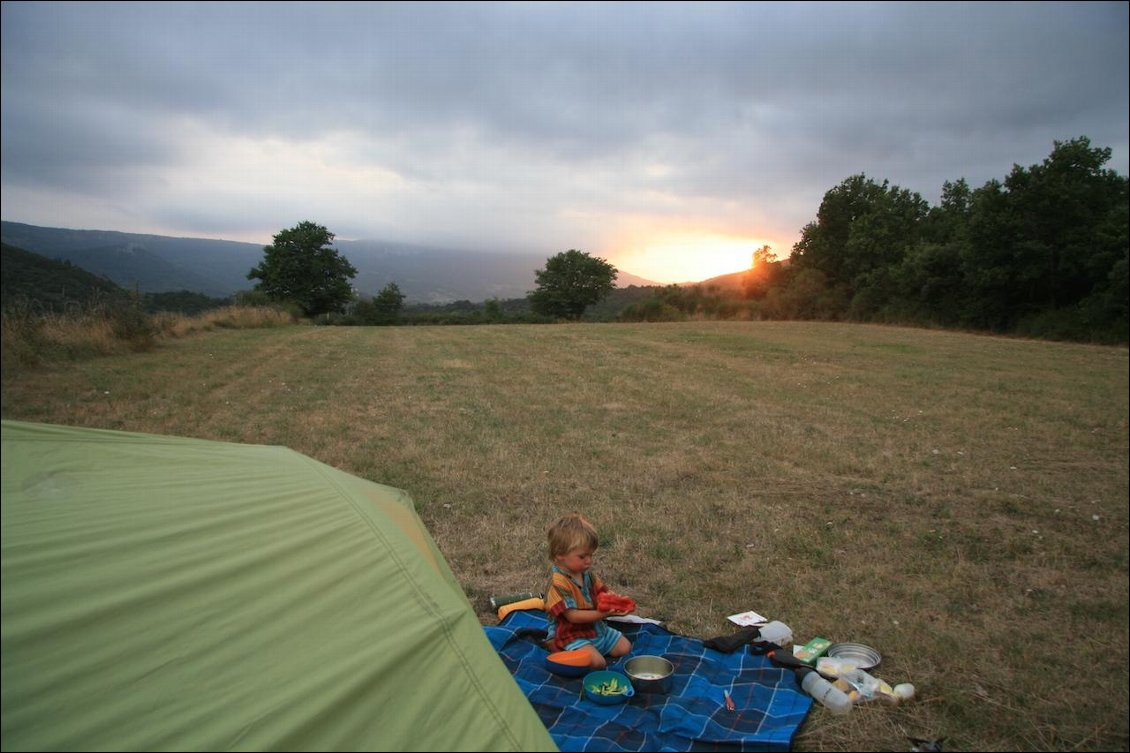 Jour 26 : bivouac dans un pré