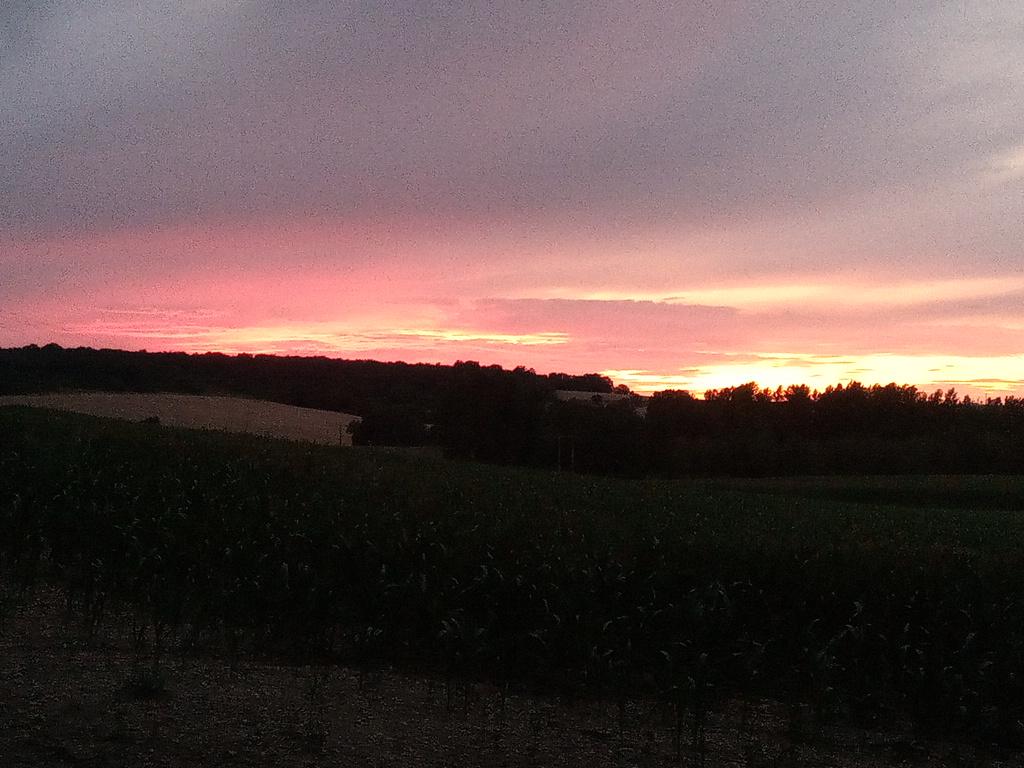 Ce soir le ciel est en feu