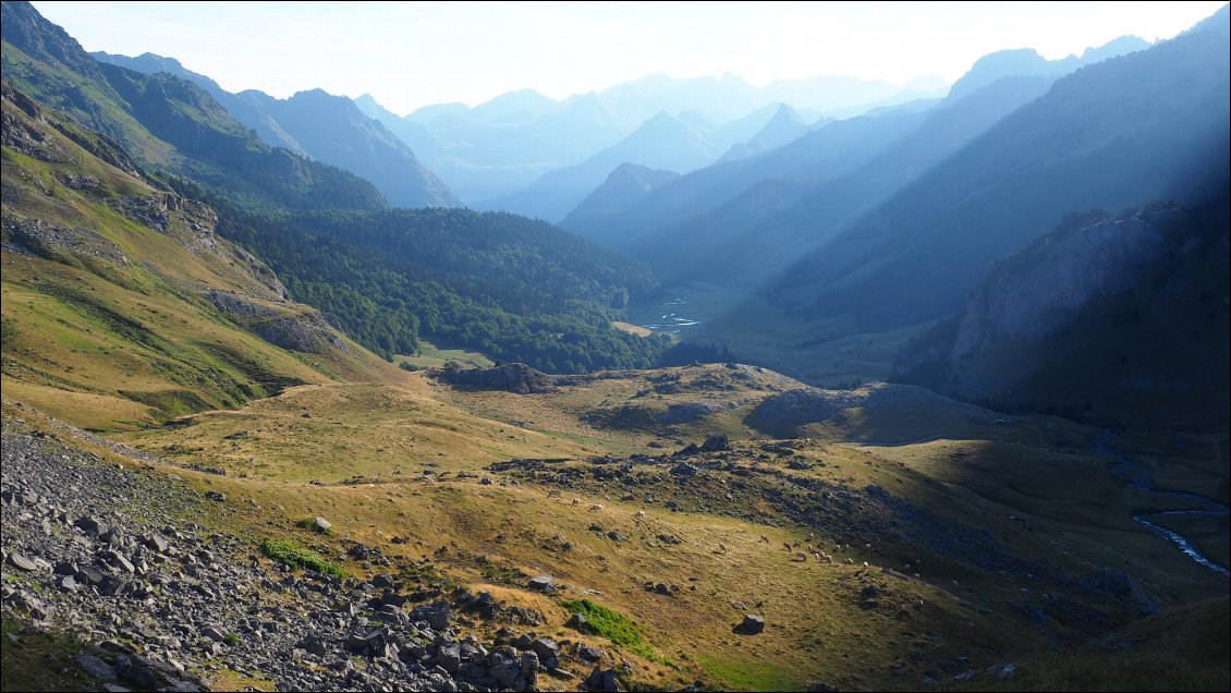 J15 : descente matinale vers la cabane de Cap de Pount