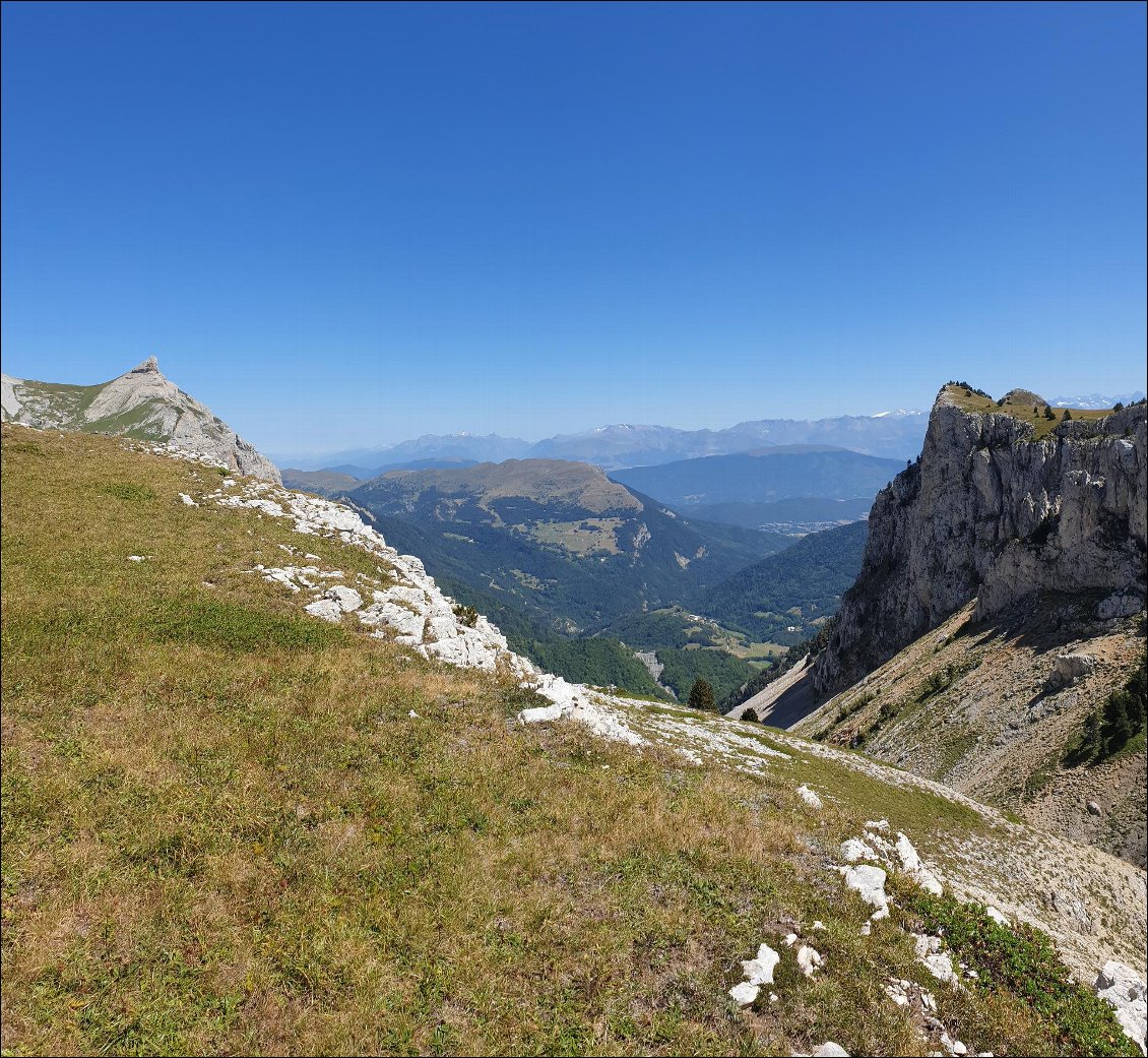 Vue sur les Alpes