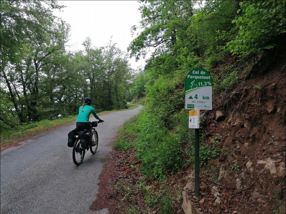 Col de Parquetout, ça grimpe !