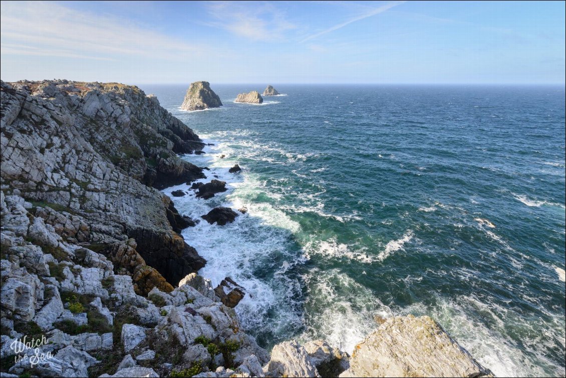 Vue sur les Tas de Pois à la Pointe de Pen Hir