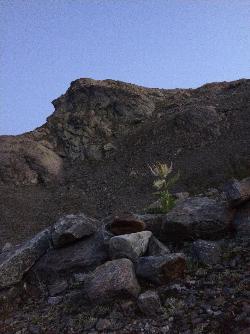 Vue depuis le bivouac