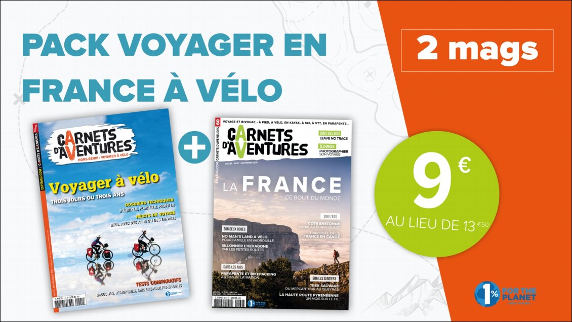 Pack "Voyager en France à vélo"